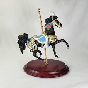 Franklin Mint Royal Splendor Carousel Horse Vintage 1991 Porcelain Lynn Lupetti